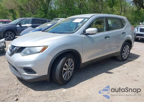 2016 Nissan Rogue S/Sl/Sv z USA, uszkodzony, nr VIN 5N1AT2MT7GC739172
